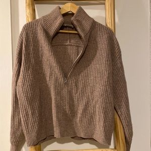 Everlane half zip sweater